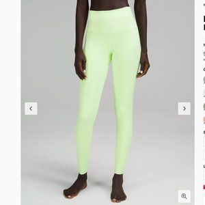 LuLuLemon Align High Rise Pant 28" size 6 color Faded Zap NWT